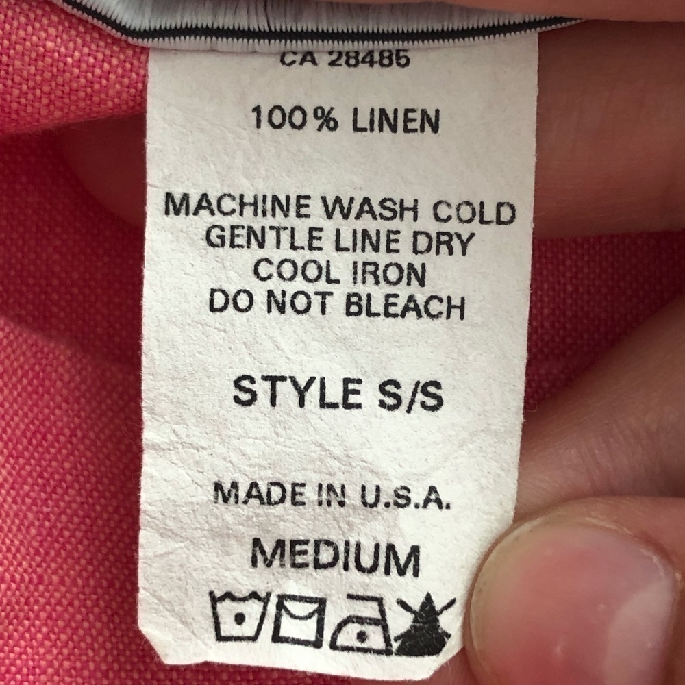 Carol Anderson Collection Linen Blouse Women's size M Short Sleeve Boxy NEW - Picture 12 of 12